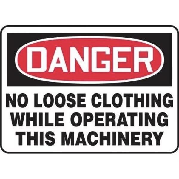 Accuform OSHA DANGER SAFETY SIGN NO LOOSE FRMEQM147VP FRMEQM147VP - main